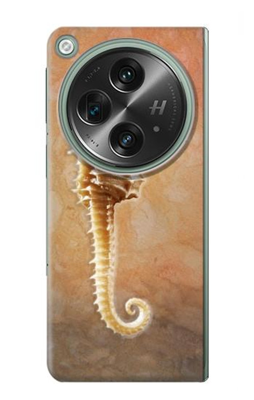 S2674 Seahorse Skeleton Fossil Case Cover Custodia per OnePlus OPEN