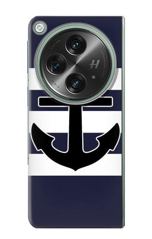 S2758 Anchor Navy Case Cover Custodia per OnePlus OPEN