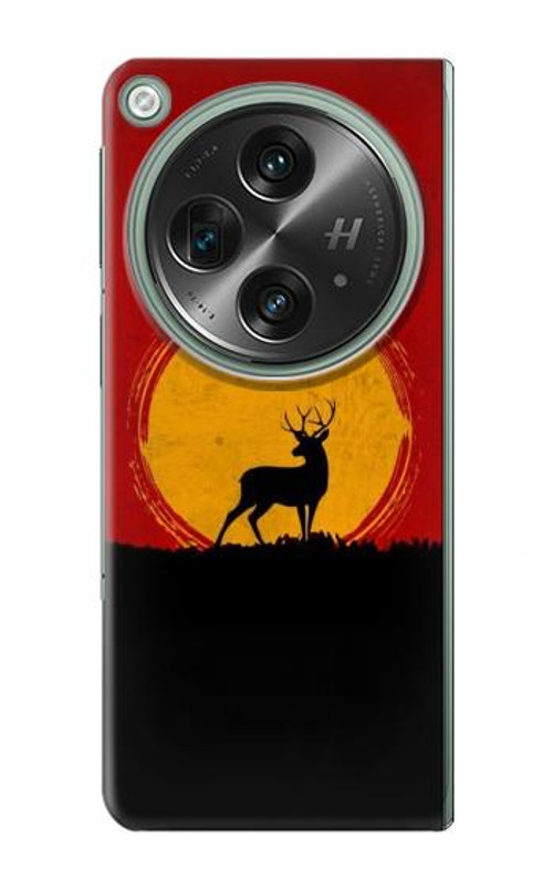 S3513 Deer Sunset Case Cover Custodia per OnePlus OPEN