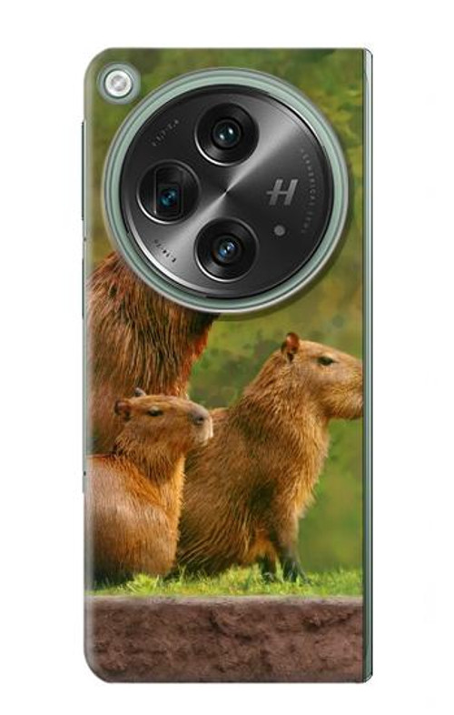 S3917 Capybara Family Giant Guinea Pig Case Cover Custodia per OnePlus OPEN