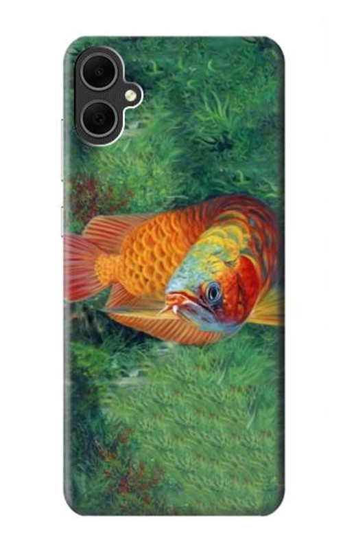 S1157 Red Arowana Fish Case Cover Custodia per Samsung Galaxy A05