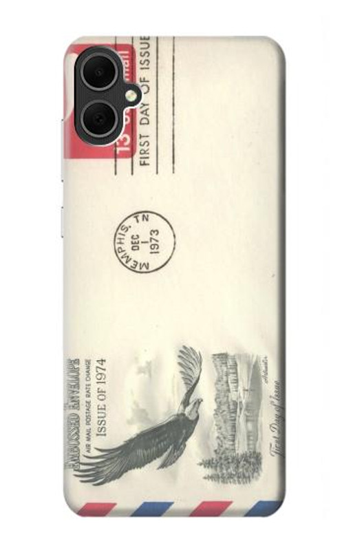 S3551 Vintage Airmail Envelope Art Case Cover Custodia per Samsung Galaxy A05