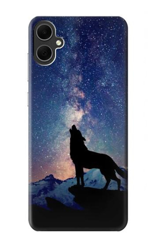 S3555 Wolf Howling Million Star Case Cover Custodia per Samsung Galaxy A05