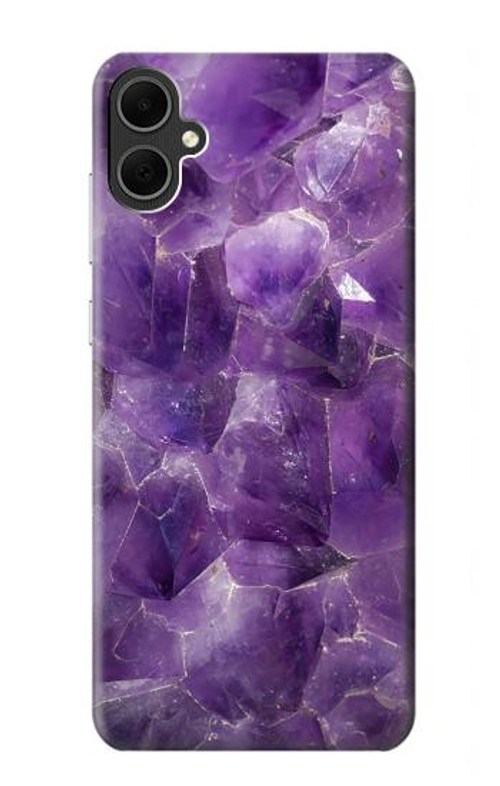 S3713 Purple Quartz Amethyst Graphic Printed Case Cover Custodia per Samsung Galaxy A05