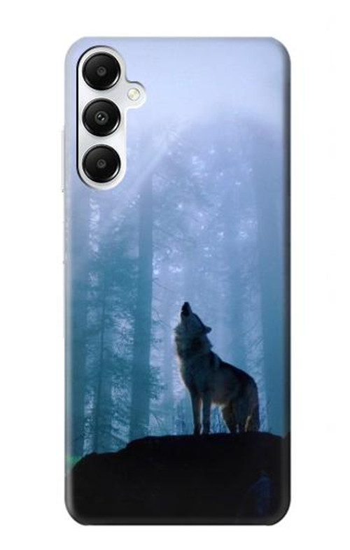 S0935 Wolf Howling in Forest Case Cover Custodia per Samsung Galaxy A05s