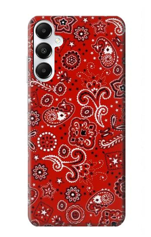 S3354 Red Classic Bandana Case Cover Custodia per Samsung Galaxy A05s