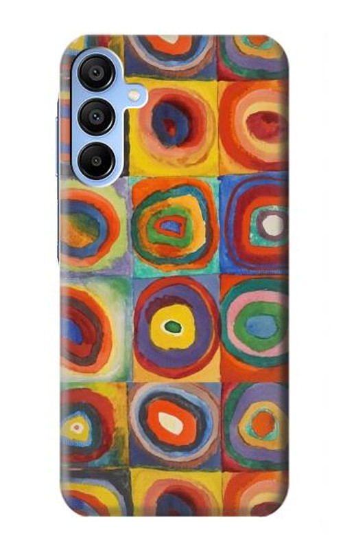 S3409 Squares Concentric Circles Case Cover Custodia per Samsung Galaxy A15 5G
