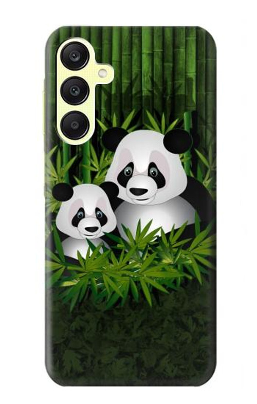 S2441 Panda Family Bamboo Forest Case Cover Custodia per Samsung Galaxy A25 5G S2441 Panda Family Bamboo Forest Case Cover Custodia per Samsung Galaxy A25 5G