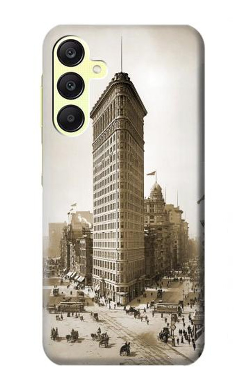 S3046 Old New York Flatiron Building Case Cover Custodia per Samsung Galaxy A25 5G