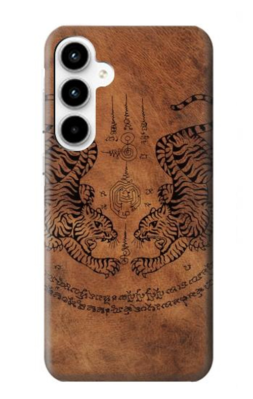 S3209 Sak Yant Twin Tiger Case Cover Custodia per Samsung Galaxy A35 5G