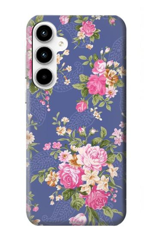 S3265 Vintage Flower Pattern Case Cover Custodia per Samsung Galaxy A35 5G