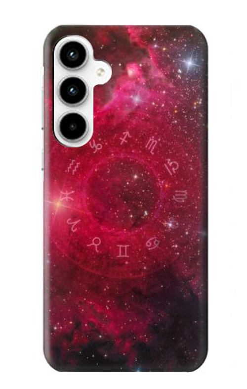 S3368 Zodiac Red Galaxy Case Cover Custodia per Samsung Galaxy A35 5G