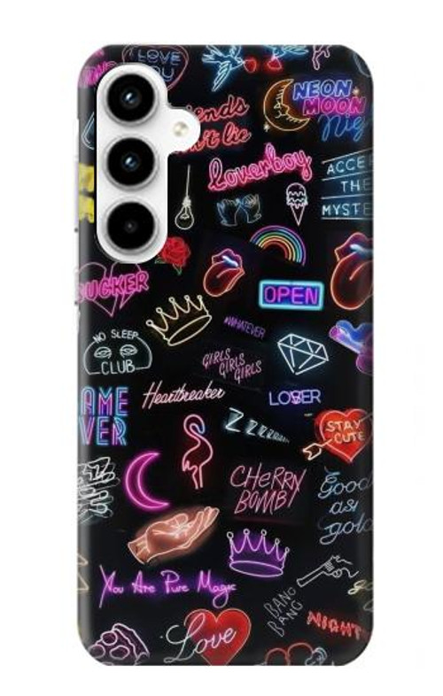 S3433 Vintage Neon Graphic Case Cover Custodia per Samsung Galaxy A35 5G