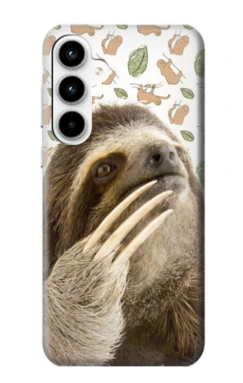 S3559 Sloth Pattern Case Cover Custodia per Samsung Galaxy A35 5G