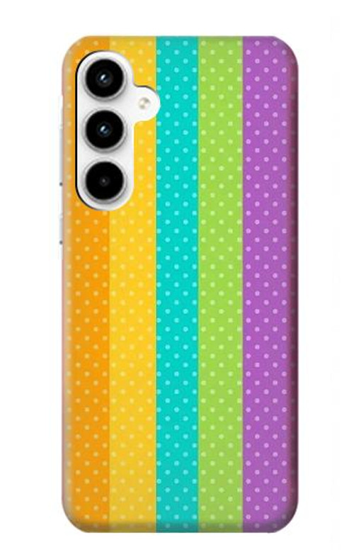 S3678 Colorful Rainbow Vertical Case Cover Custodia per Samsung Galaxy A35 5G