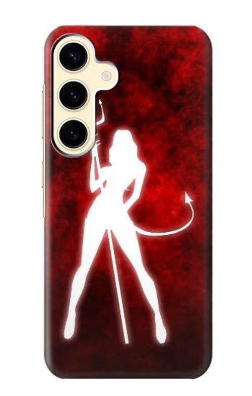 S2455 Sexy Devil Girl Case Cover Custodia per Samsung Galaxy S24