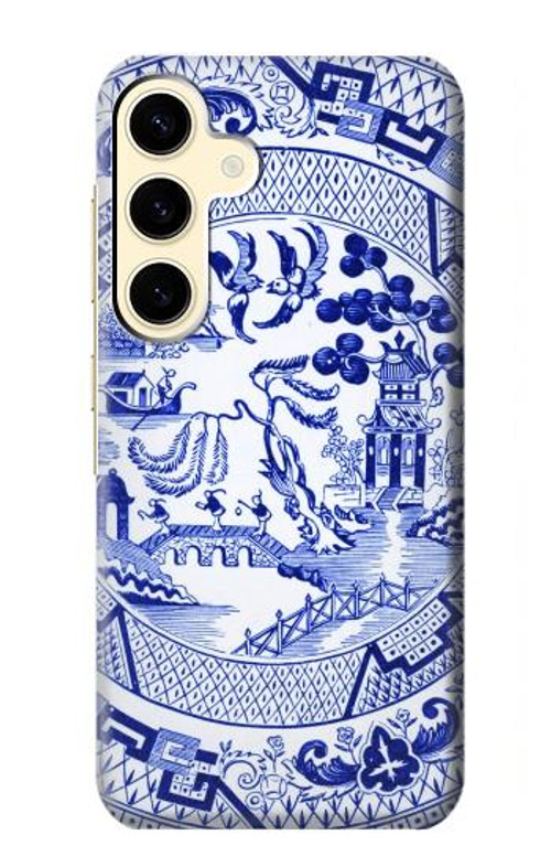 S2768 Willow Pattern Graphic Case Cover Custodia per Samsung Galaxy S24 S2768 Willow Pattern Graphic Case Cover Custodia per Samsung Galaxy S24