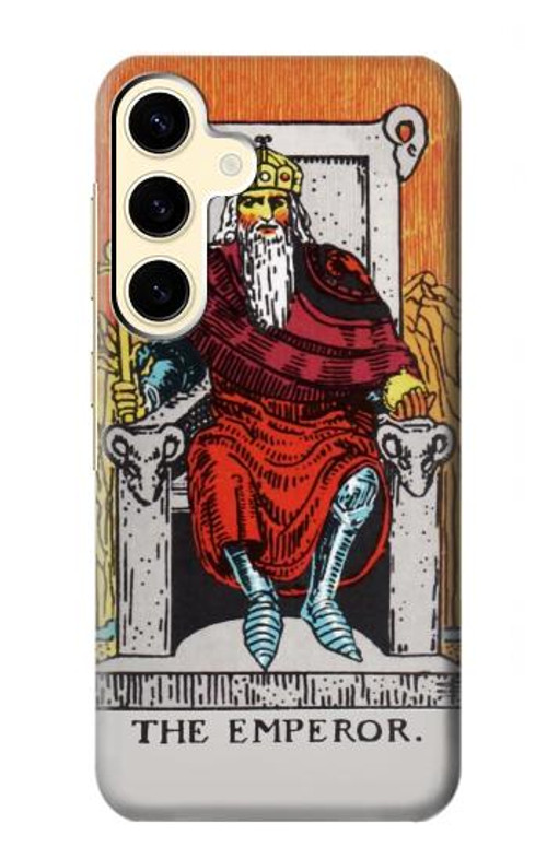 S2808 Tarot Card The Emperor Case Cover Custodia per Samsung Galaxy S24