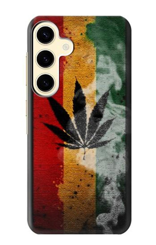 S3890 Reggae Rasta Flag Smoke Case Cover Custodia per Samsung Galaxy S24