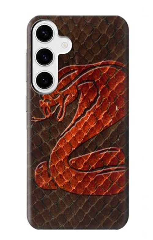 S0663 Cobra Snake Skin Case Cover Custodia per Samsung Galaxy S24 Plus S0663 Cobra Snake Skin Case Cover Custodia per Samsung Galaxy S24 Plus