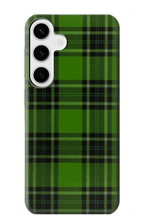 S2373 Tartan Green Pattern Case Cover Custodia per Samsung Galaxy S24 Plus
