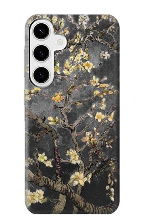 S2664 Black Blossoming Almond Tree Van Gogh Case Cover Custodia per Samsung Galaxy S24 Plus S2664 Black Blossoming Almond Tree Van Gogh Case Cover Custodia per Samsung Galaxy S24 Plus
