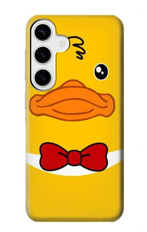 S2760 Yellow Duck Tuxedo Cartoon Case Cover Custodia per Samsung Galaxy S24 Plus S2760 Yellow Duck Tuxedo Cartoon Case Cover Custodia per Samsung Galaxy S24 Plus