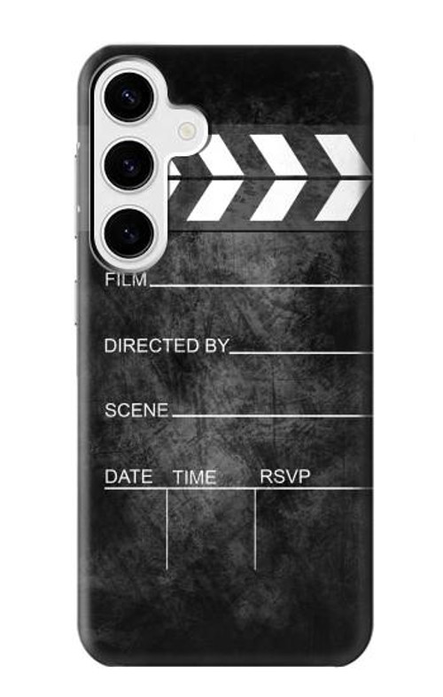 S2919 Vintage Director Clapboard Case Cover Custodia per Samsung Galaxy S24 Plus S2919 Vintage Director Clapboard Case Cover Custodia per Samsung Galaxy S24 Plus