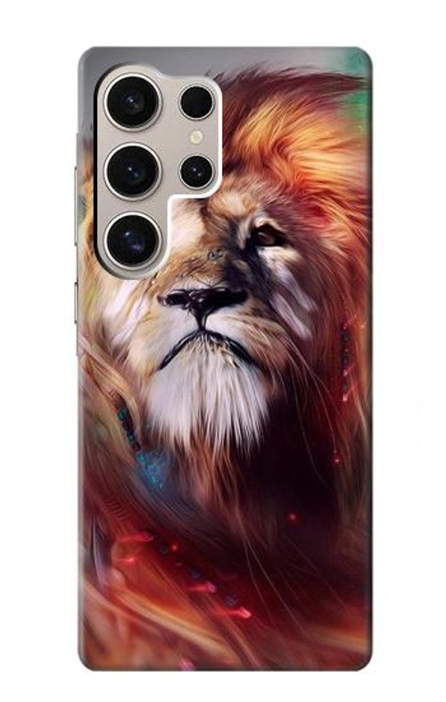 S0691 Leo Paint Case Cover Custodia per Samsung Galaxy S24 Ultra