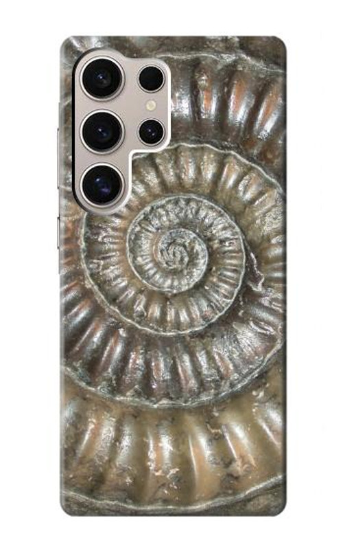 S1788 Ammonite Fossil Case Cover Custodia per Samsung Galaxy S24 Ultra