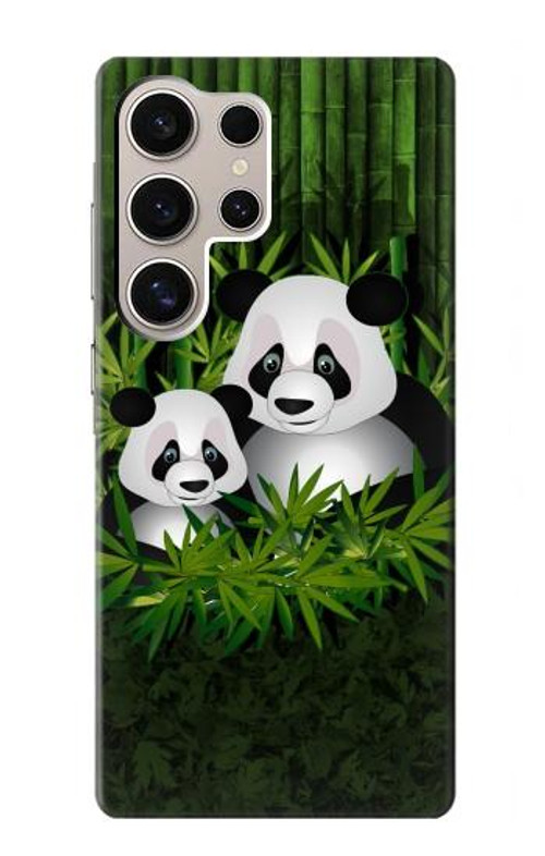 S2441 Panda Family Bamboo Forest Case Cover Custodia per Samsung Galaxy S24 Ultra
