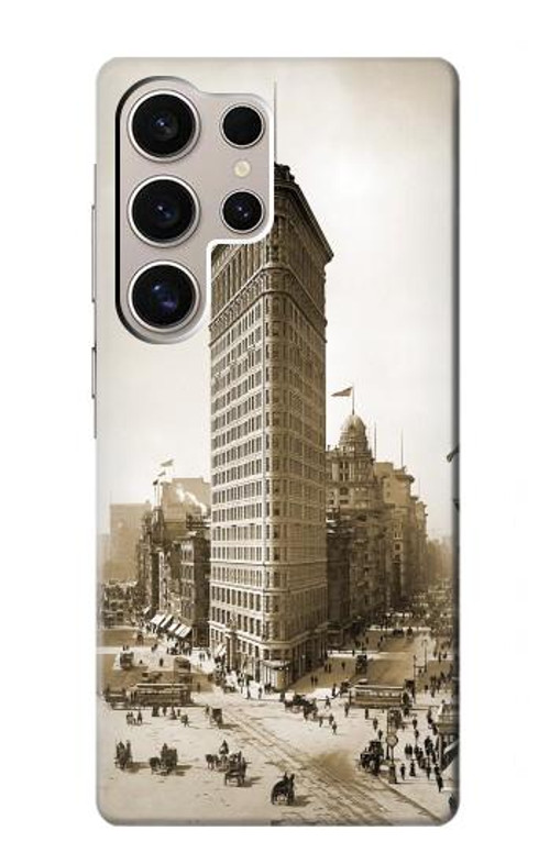 S3046 Old New York Flatiron Building Case Cover Custodia per Samsung Galaxy S24 Ultra