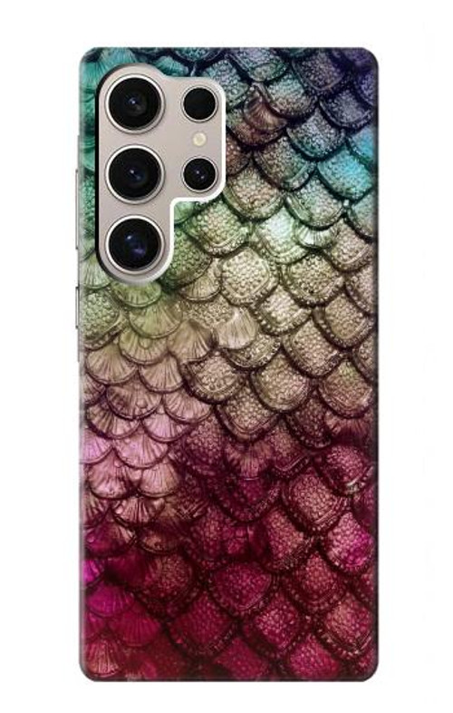 S3539 Mermaid Fish Scale Case Cover Custodia per Samsung Galaxy S24 Ultra