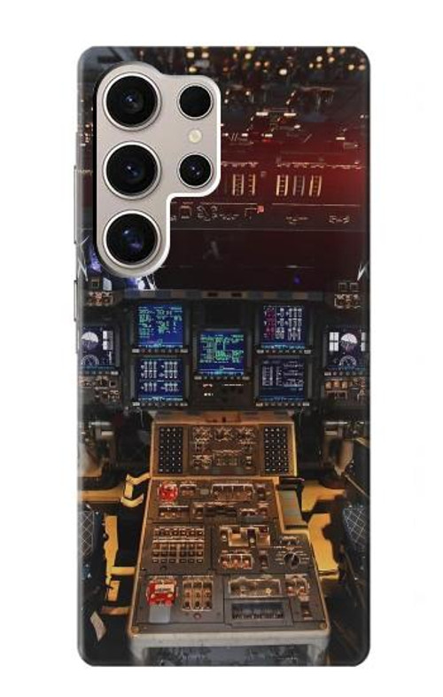 S3836 Airplane Cockpit Case Cover Custodia per Samsung Galaxy S24 Ultra