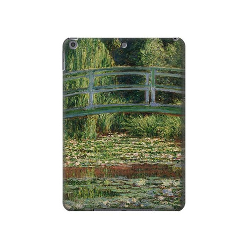 S3674 Claude Monet Footbridge and Water Lily Pool Case Cover Custodia per iPad 10.2 (2021,2020,2019), iPad 9 8 7