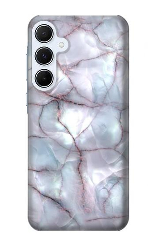 S2316 Dark Blue Marble Texture Graphic Print Case Cover Custodia per Samsung Galaxy A55 5G
