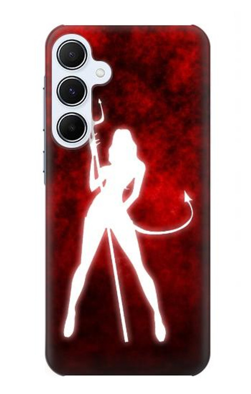S2455 Sexy Devil Girl Case Cover Custodia per Samsung Galaxy A55 5G