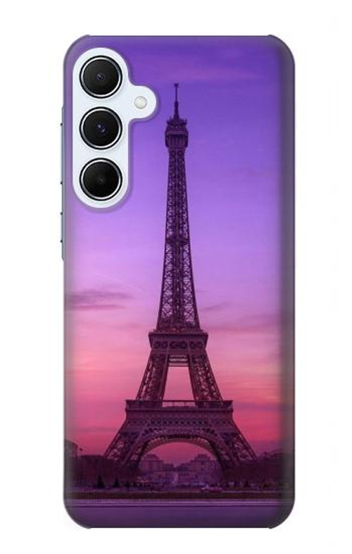 S3447 Eiffel Paris Sunset Case Cover Custodia per Samsung Galaxy A55 5G