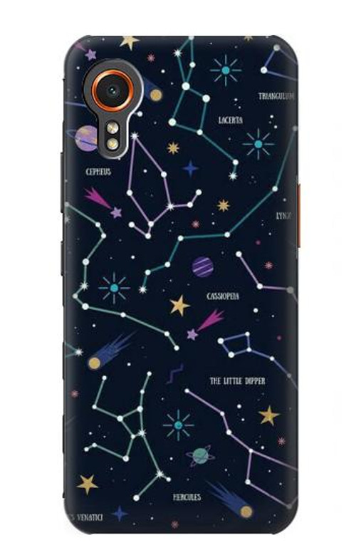 S3220 Star Map Zodiac Constellations Case Cover Custodia per Samsung Galaxy Xcover7