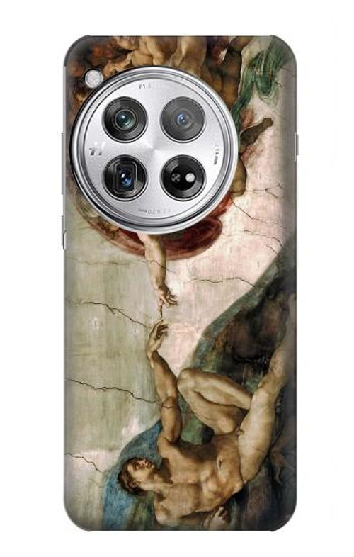S0179 Michelangelo Creation of Adam Case Cover Custodia per OnePlus 12