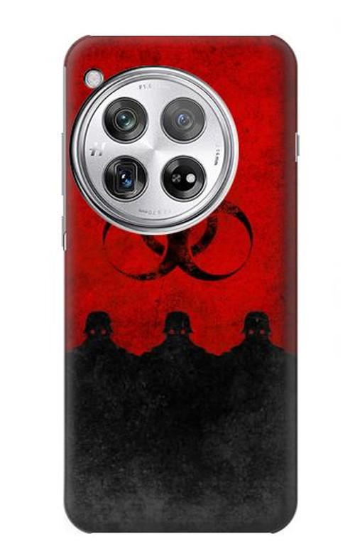 S2917 Biohazards Virus Red Alert Case Cover Custodia per OnePlus 12