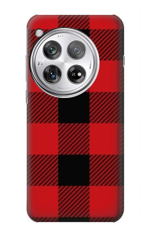 S2931 Red Buffalo Check Pattern Case Cover Custodia per OnePlus 12