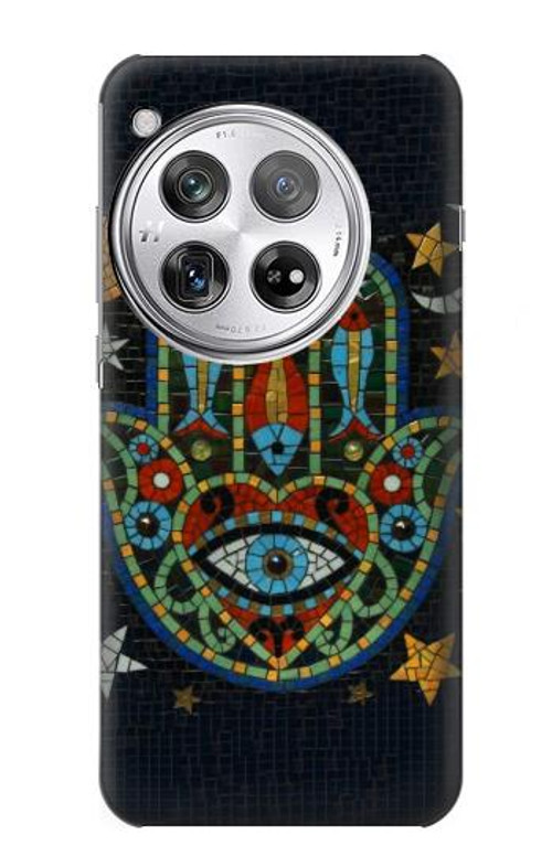 S3175 Hamsa Hand Mosaics Case Cover Custodia per OnePlus 12