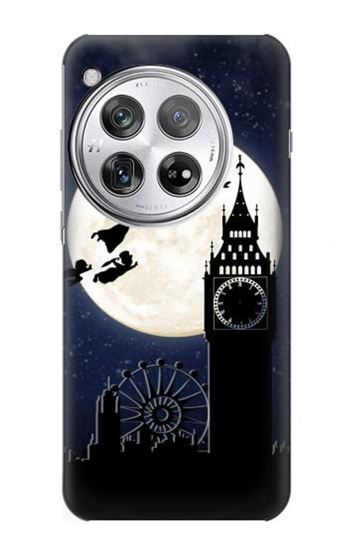 S3249 Peter Pan Fly Full Moon Night Case Cover Custodia per OnePlus 12