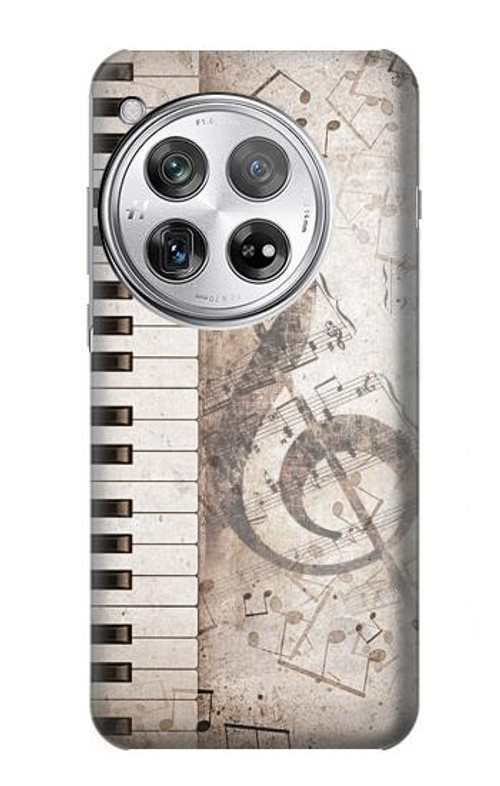 S3390 Music Note Case Cover Custodia per OnePlus 12