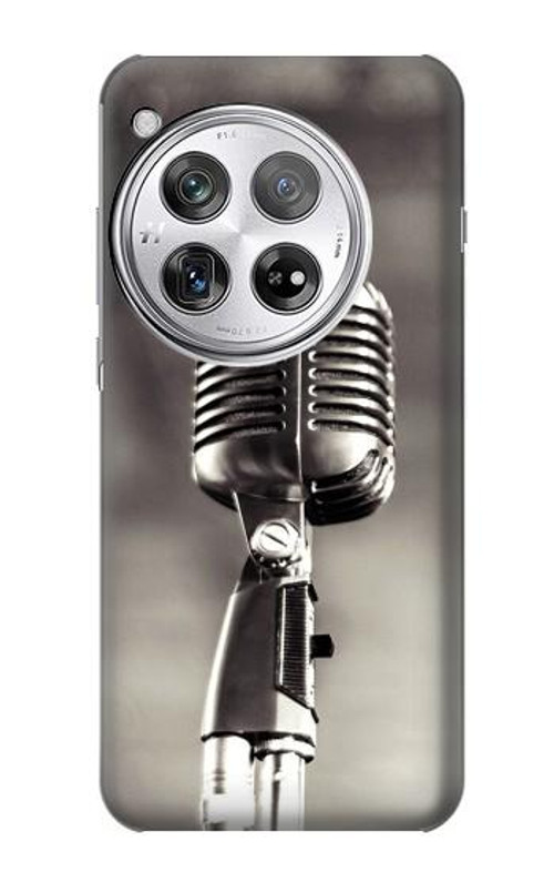 S3495 Vintage Microphone Case Cover Custodia per OnePlus 12