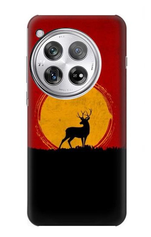 S3513 Deer Sunset Case Cover Custodia per OnePlus 12