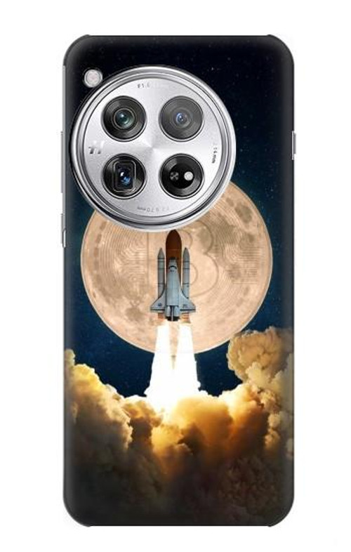 S3859 Bitcoin to the Moon Case Cover Custodia per OnePlus 12