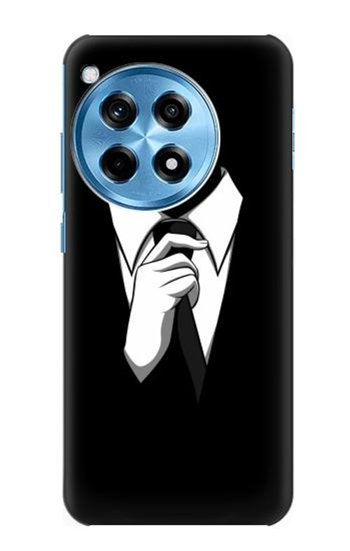S1591 Anonymous Man in Black Suit Case Cover Custodia per OnePlus 12R S1591 Anonymous Man in Black Suit Case Cover Custodia per OnePlus 12R