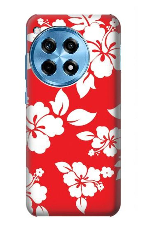S1949 Hawaiian Hibiscus Pattern Case Cover Custodia per OnePlus 12R